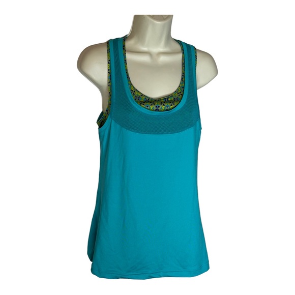 Columbia Omni-Wick Yoga Workout Exercise Teal Top size Medium - Picture 1 of 10
